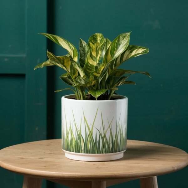 Gradient Wooden Pot